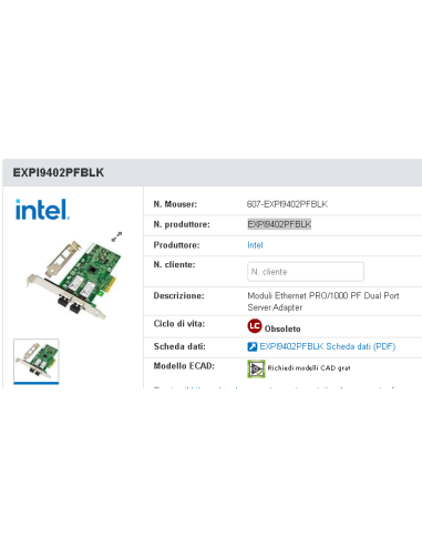 Intel EXPI9402PFBLK – Pro/1000 pF...